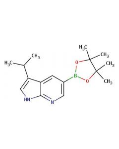 Astatech 3-ISOPROPYL-5-(4,4,5,5-TETRAMETHYL-1,3,2-DIOXABOROLAN-2-YL)-1H-PYRROLO[2,3-B]PYRIDINE, 95.00% Purity, 0.25G